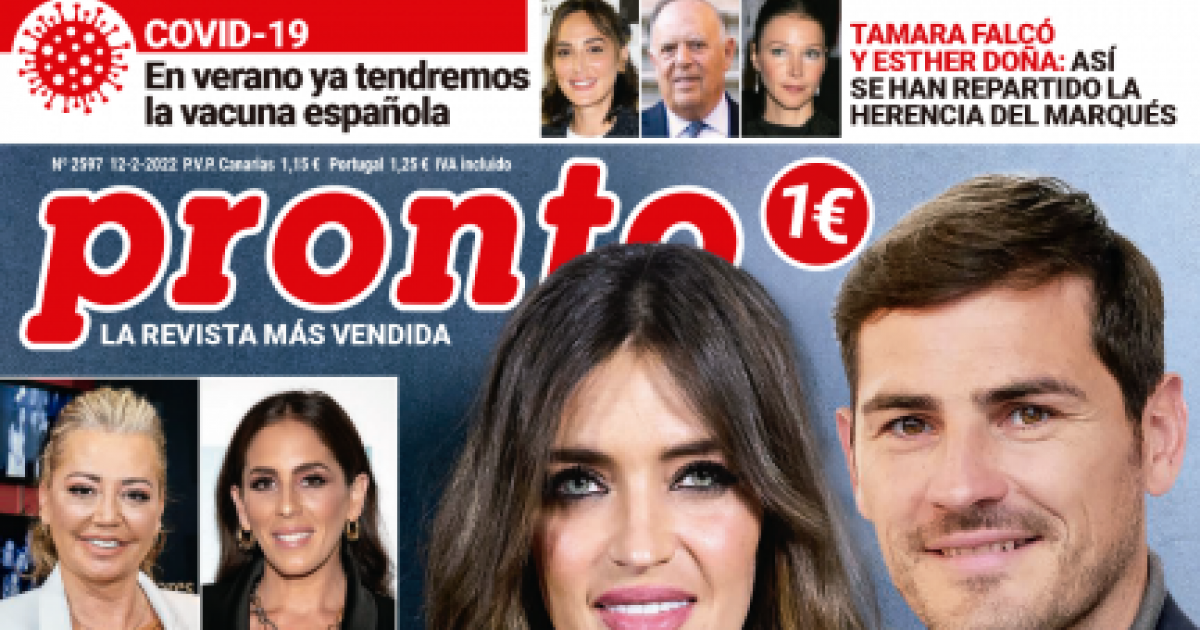 Sara Carbonero E Iker Casillas En La Portada De Tu Revista Pronto 7192