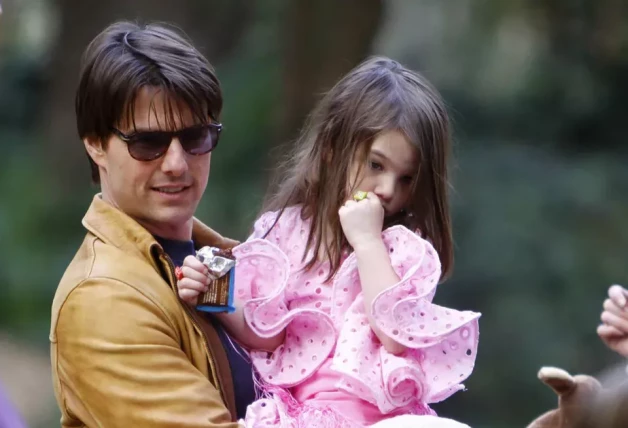 Tom Cruise y su hija Suri.