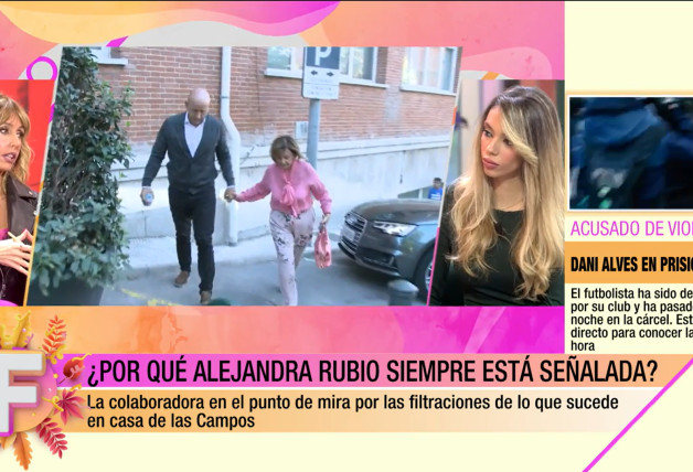 Alejandra Rubio ha defendido a Gustavo, el chófer de María Teresa Campos.