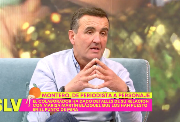 Antonio Montero en Sálvame hablando de su relación con Marisa Martín Blázquez