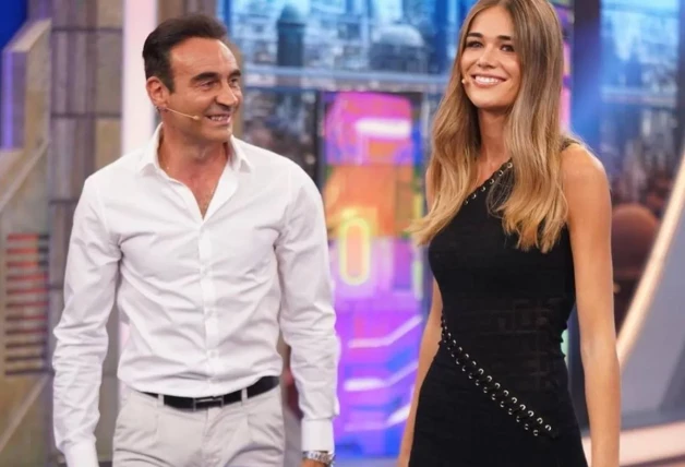 Enrique Ponce y Ana Soria en 'El Hormiguero'.