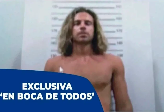 Daniel Sancho tras ingresar en prision