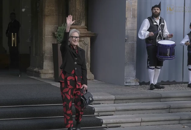 Meryl, de 74 años, ha conquistado Oviedo con su cercanía y su humor.