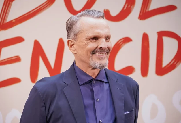 Miguel Bosé en el Festival de Vitoria.