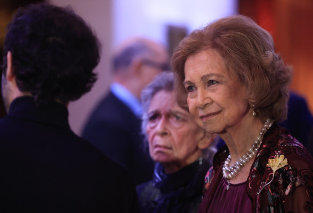 La reina Sofía junto a su hermana, Irene de Grecia.