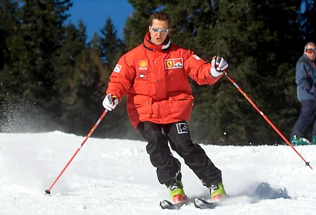 Schumacher esquiando