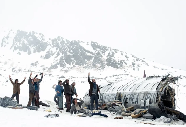 Fotograma de la película 'La sociedad de la nieve'.