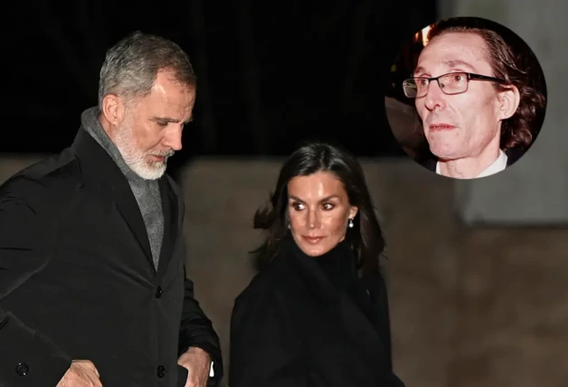 Felipe y Letizia y Fernando Gómez Acebo.