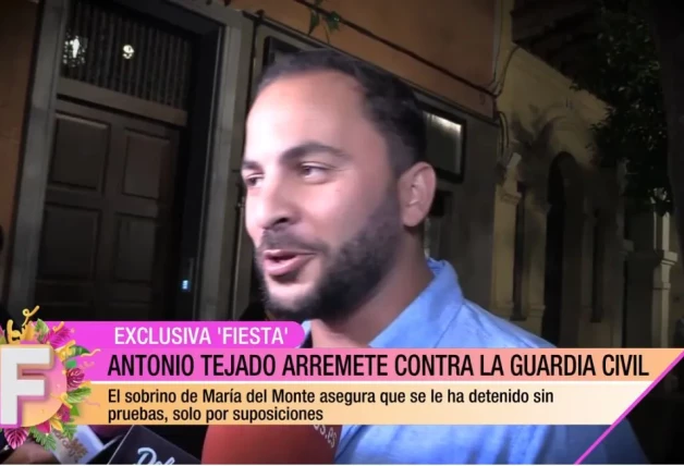 Sobre la detención de Antonio Tejado, en 'Fiesta'.