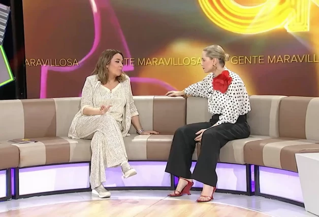 Soraya Arnelas en 'Gente Maravillosa', con Toñi Moreno.