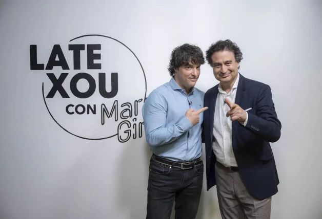 Pepe Rodríguez con Jordi Cruz en Late XOu