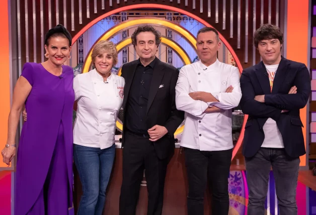 Pepe Rodríguez ocn compañeros Master Chef