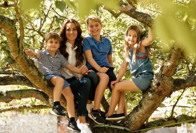 Kate Middleton con sus hijos