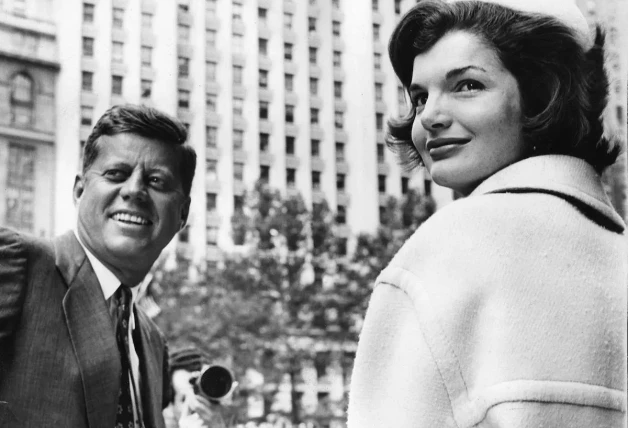 Jackie Kennedy  con su marido