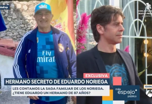 Juan Canal afirma en 'Espejo público' ser hermano de Eduardo Noriega.