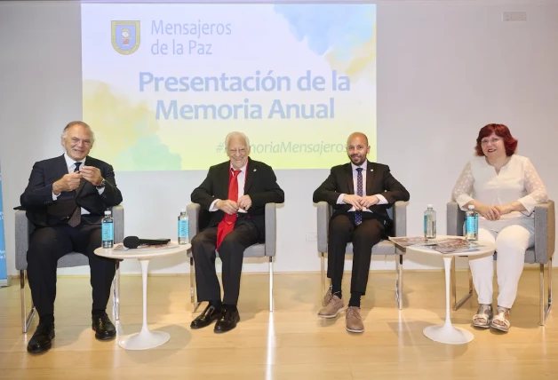 PRESENTACION DE LA MEMORIA ANUAL DE MENSAJEROS DE LA PAZ