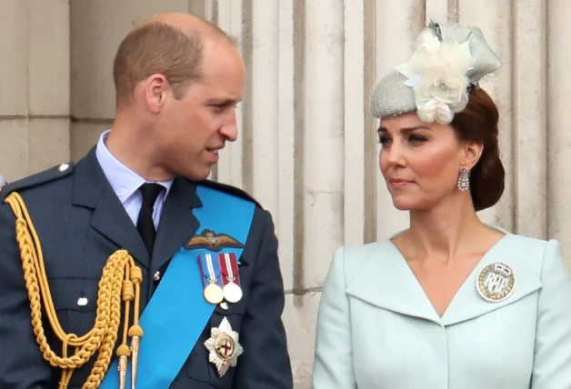 Kate Middleton y el príncipe Guillermo.