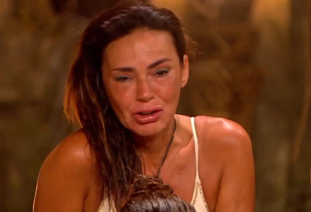 Olga Moreno llorando en 'Supervivientes: All Stars'.