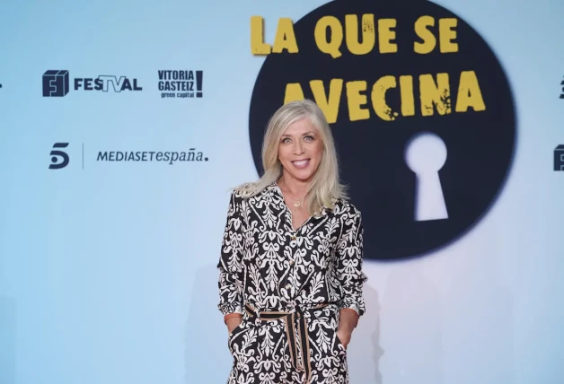 Eva Isanta en la presentación de La que se avecina