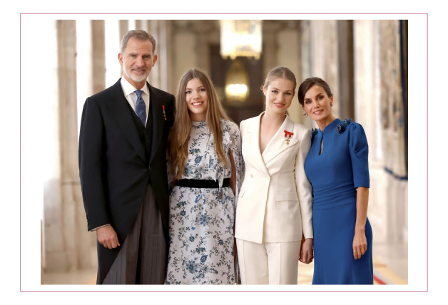 Felicitación navideña de la familia real española del 2023