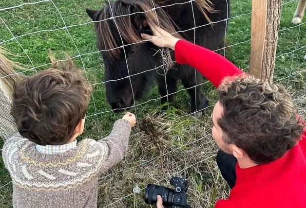 David Bisbal con su hijo 2