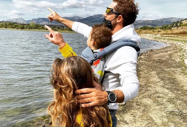 David Bisbal con su hijo 10