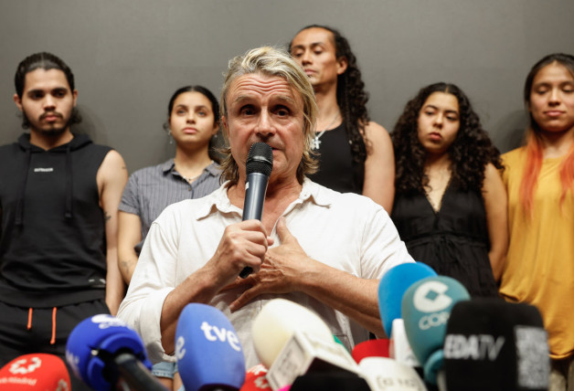 Nacho Cano, en la rueda de prensa posterior a su detención