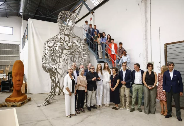 Leonor y Sofía Premios Princesa de Girona 2024 Escultor