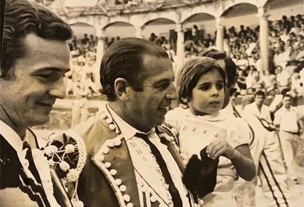 Fran Rivera con su abuelo