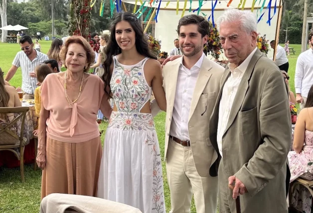 Vargas Llosa boda nieta