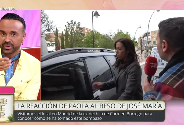 Paola Olmedo habla sobre el beso de José María Almoguera a otra mujer.