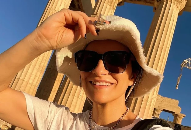 Laura Pausini de vacaciones en Grecia con su familia 25