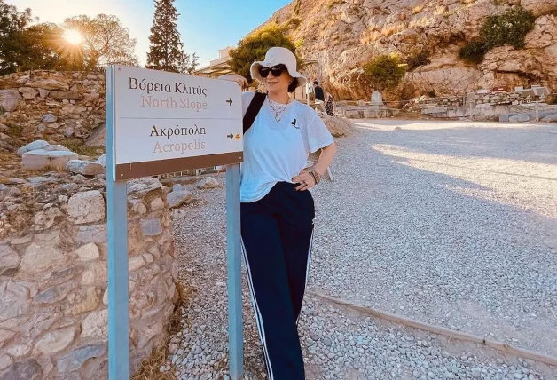 Laura Pausini de vacaciones en Grecia con su familia 26