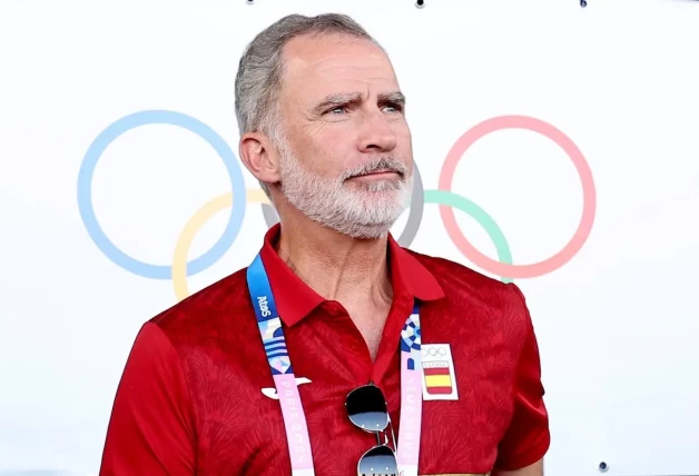 El rey Felipe en las olimpiadas de París 2024.