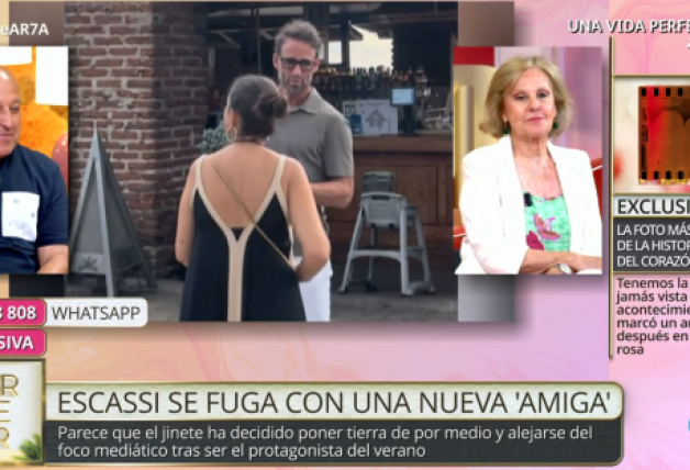 Escassi, pillado con otra mujer