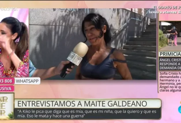 Maite Galdeano, en su intervención en 'TardeAR'