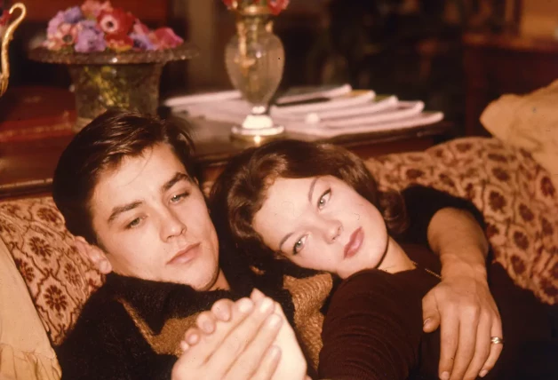 Delon y Romy cuando aun estaban juntos.