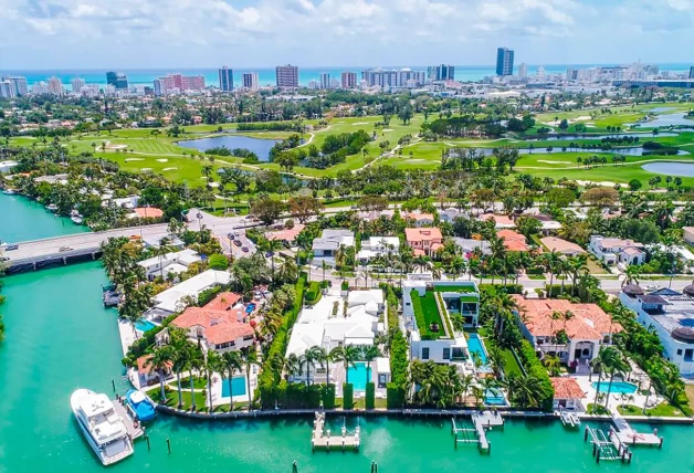 La zona de Miami en la que se encuentra la mansión de Shakira.