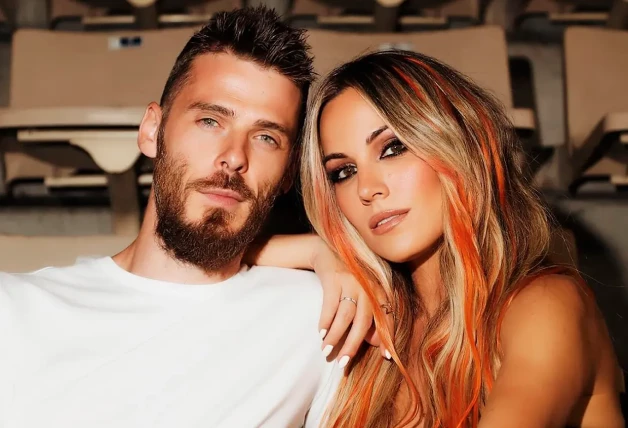 Edurne y David De Gea posando juntos