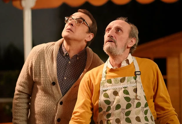 Luis Merlo junto a José Luis Gil en 'La que se avecina'.