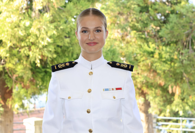 Leonor en la escuela naval marin