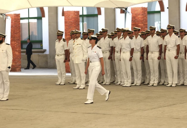 Princesa Leonor en la Escuela Naval de Marín.