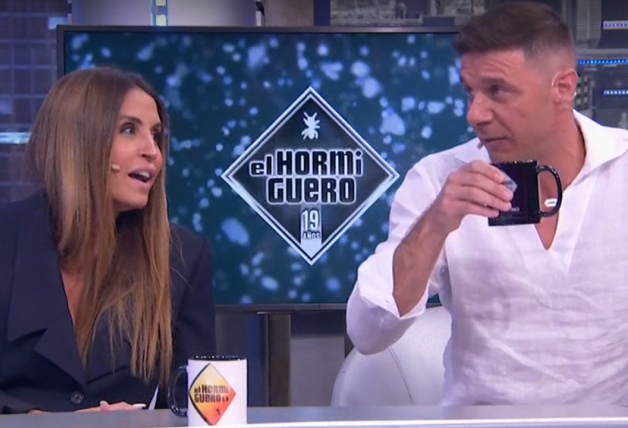 Joaquín Sánchez y Susana Saborizo, en 'El Hormiguero'