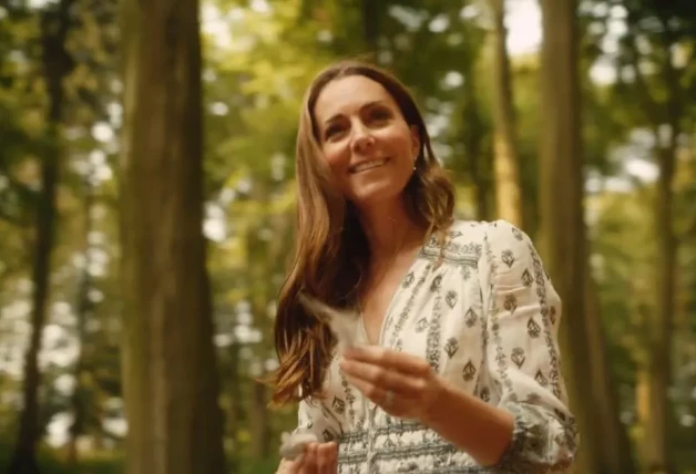 Kate Middleton en el vídeo en el que anuncia el fin de su cáncer.