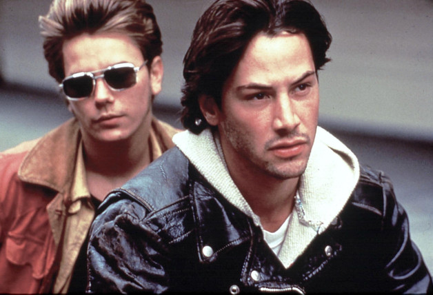 en «Mi Idaho privado», Keanu Reeves con su amigo River Phoenix, muerto por sobredosis en 1993