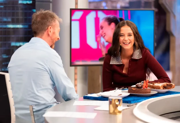 Victoria Federica riendo durante la entrevista con Pablo Motos