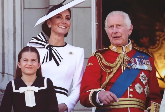 La princesa apareció en el cumpleaños del rey Carlos III.