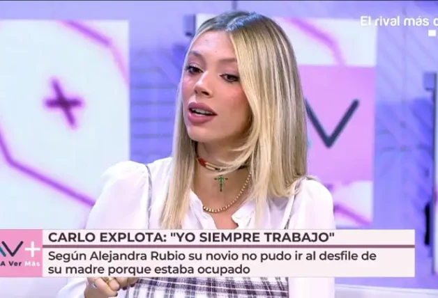 Alejandra Rubio, en 'Vamos a ver'