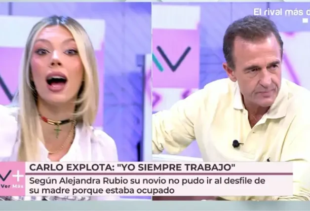 Alejandra Rubio, cara a cara con Alessandro Lequio