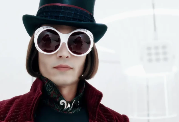 Johnny Depp como Willie Wonka